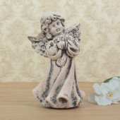 Сувенир Ангел с ромашками (песок) (Гипс)