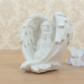Сувенир Ангел в крыле (матовый) (Гипс)
