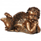 Сувенир Ангел лежащий бронза(47) (Гипс)