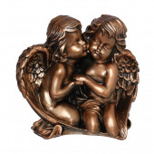 Сувенир Ангел влюбленная пара бронза(31) (Гипс)