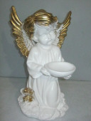 Сувенир Ангел с чашей золото (08) (Гипс)