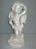 Сувенир Ангел смотрящий перламутр(41) (Гипс)