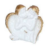Сувенир Ангел влюбленная пара золото(31) (Гипс)