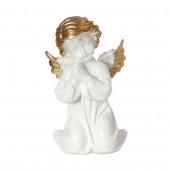 Сувенир Ангел молящийся в платье золото(23) (Гипс)
