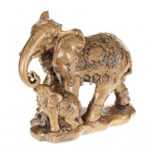 Сувенир гипсовый Слон со слонёнком (Гипс)