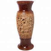 Напольная ваза Венеция, коричневая, ажур