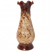 Напольная ваза Элеонора, коричневая, ажур