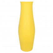 Напольная ваза Афина, кожа, желтая