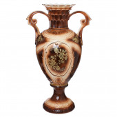 Напольная ваза Каскад коричневый