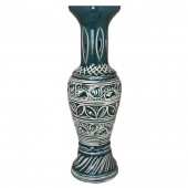 Напольная ваза Алладин, кружева, бирюза