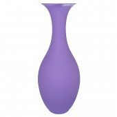 Напольная ваза Мелисса, кожа, фиолетовая