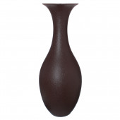 Напольная ваза Мелисса, кожа, коричневая