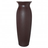Напольная ваза Луиза, кожа, коричневая