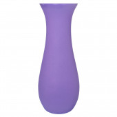 Напольная ваза Осень, кожа, фиолетовая