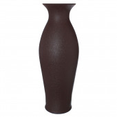 Напольная ваза Эллада, кожа, коричневая