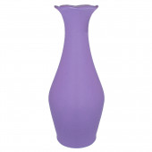 Напольная ваза Ромашка, кожа, фиолетовая