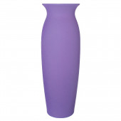 Напольная ваза Луиза, кожа, фиолетовая