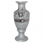 Напольная ваза Альфа, серебро
