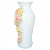 Напольная ваза Весна, акрил, цветная лепка
