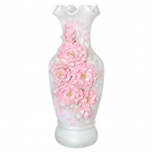 Напольная ваза Алёнка, Хризантема розовая