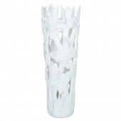 Напольная ваза Баттерфляй, белое серебро