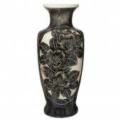 Напольная ваза Белла большая, чёрный Китай