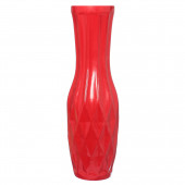 Напольная ваза Фортуна, красная, глянецевая