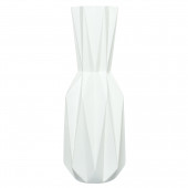 Напольная ваза Кристалл, белая, матовая