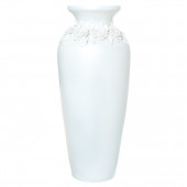 Напольная ваза Виктория, цветы микс, лепка