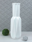 Напольная ваза Оригами, кожа, белая (цвета в ассортименте)
