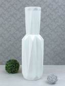 Напольная ваза Оригами, кожа, белая (цвета в ассортименте)