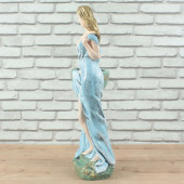 Садовая фигура-кашпо Диана (голубое платье) (Гипс)