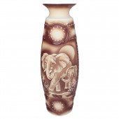 Напольная ваза Есения жемчуг без ручки - слоны