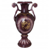 Напольная ваза Венера бордо деколь