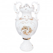 Напольная ваза Венеция большая белый деколь