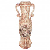 Напольная ваза Афина шамот резка