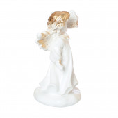 Сувенир Ангел с фонарём (белый) (Гипс)