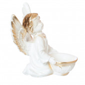Сувенир Ангел с чашей, средний (Гипс)