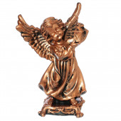 Сувенир Ангел с фонарём, большой (бронза) (Гипс)