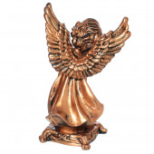 Сувенир Ангел с фонарём, большой (бронза) (Гипс)
