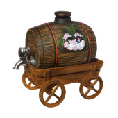 Бочка для пива Кумовцы 3л кран серебро