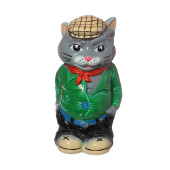 Копилка Кот-стиляга, глянец
