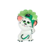 Копилка Кот с цветком