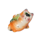 Копилка Кот с рыбой