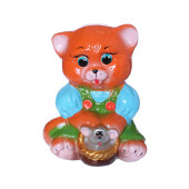 Копилка Кошка с мышкой