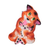 Копилка Кот Жора с мышкой, глянец