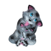 Копилка Кот Жора с мышкой, глянец
