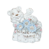 Копилка Тигр на монетах, большая лепка