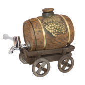 Бочка для пива Б С Л кран серебро