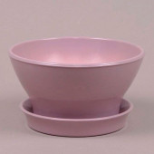 Цветочный горшок Фиалка, глянец, пудровый, 1л